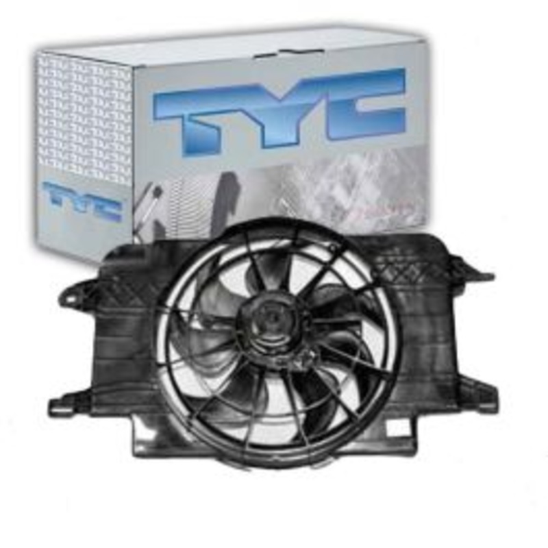 TYC Dual Radiator & Condenser Fan Assembly for 1994-2002 Saturn SL2