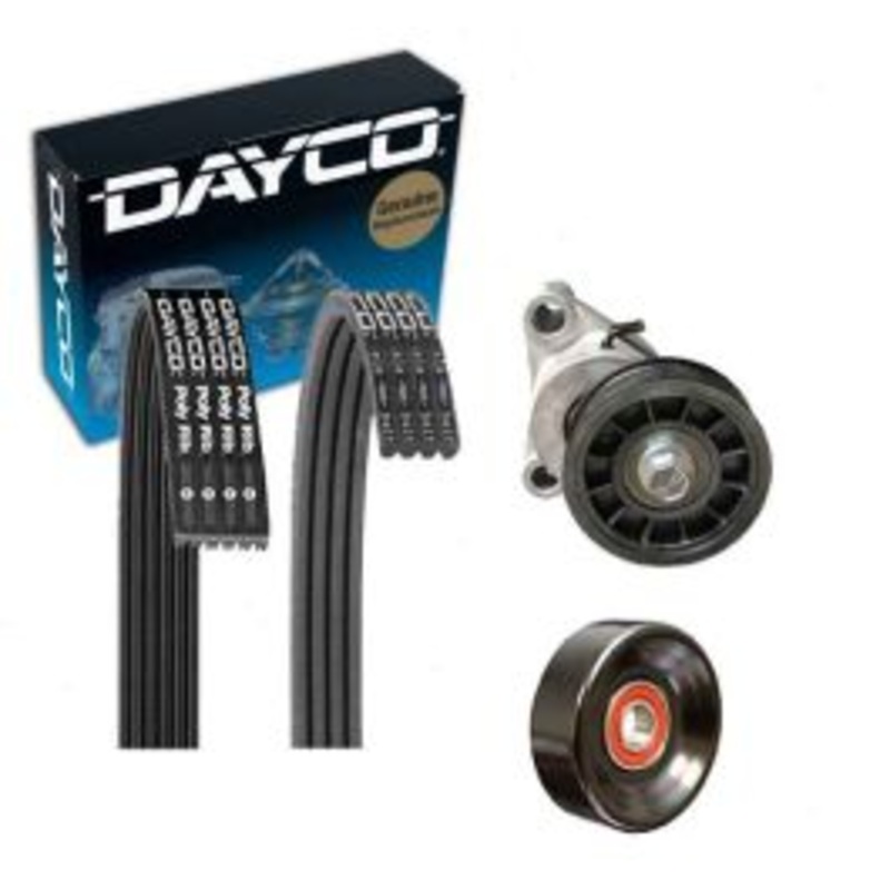Dayco Main Drive Serpentine Belt Drive Component Kit for 2009-2014 Cadillac Escalade 6.2L V8