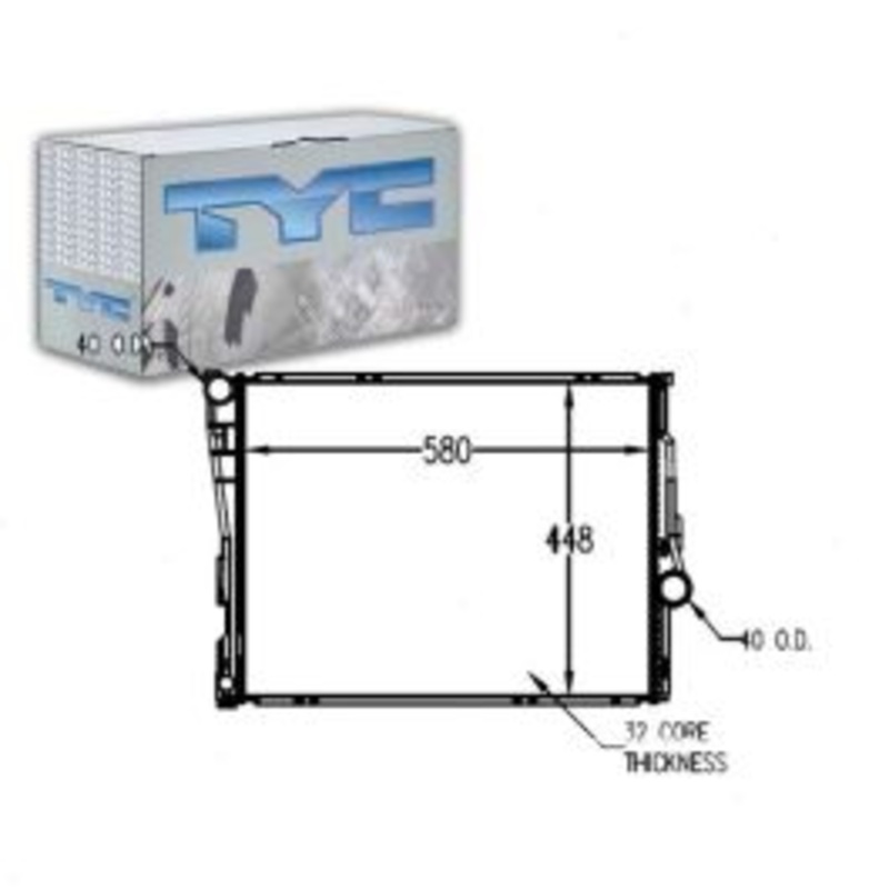 TYC Radiator for 1999 BMW 318ti 1.9L L4
