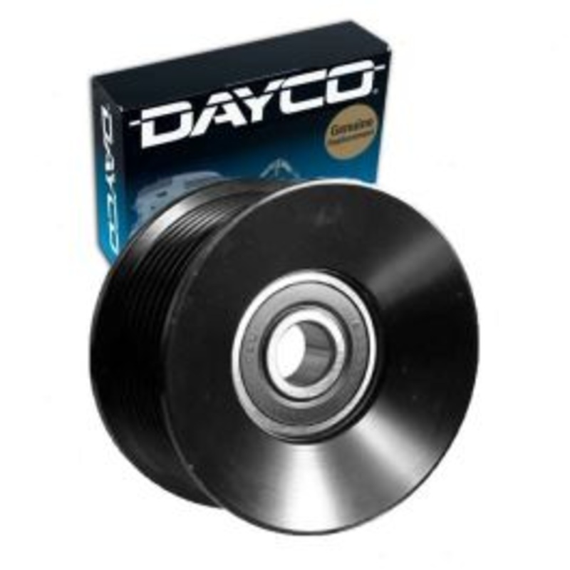 Dayco Grooved Pulley Drive Belt Idler Pulley for 2005 Ford F-250 Super Duty 6.0L V8