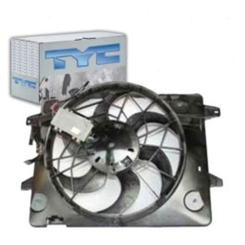TYC Dual Radiator & Condenser Fan Assembly for 2003-2005 Ford Crown Victoria