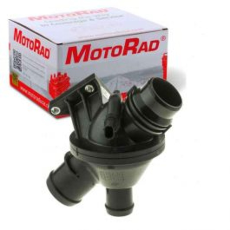 MotoRad Engine Coolant Thermostat for 2013-2017 BMW 320i xDrive