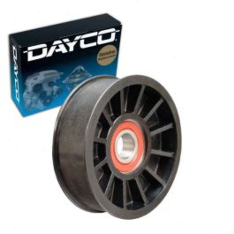 Dayco Drive Belt Idler Pulley for 1987-1991 Ford E-250 Econoline Club Wagon 4.9L 5.8L L6 V8