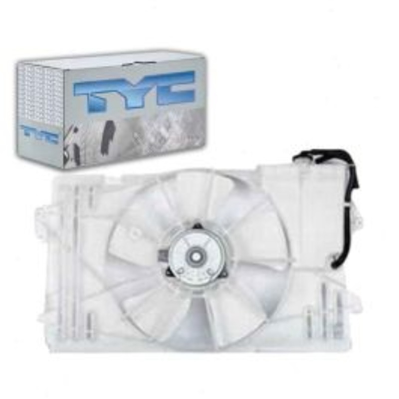 TYC Dual Radiator & Condenser Fan Assembly for 2003-2008 Toyota Matrix