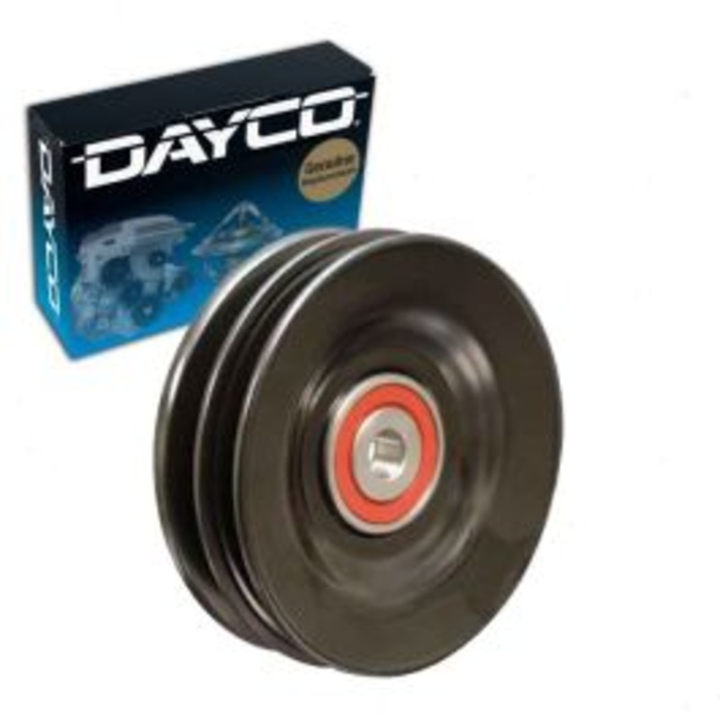 Dayco Alternator Drive Belt Idler Pulley for 1988-1989 Dodge W100 3.9L 5.2L 5.9L V6 V8