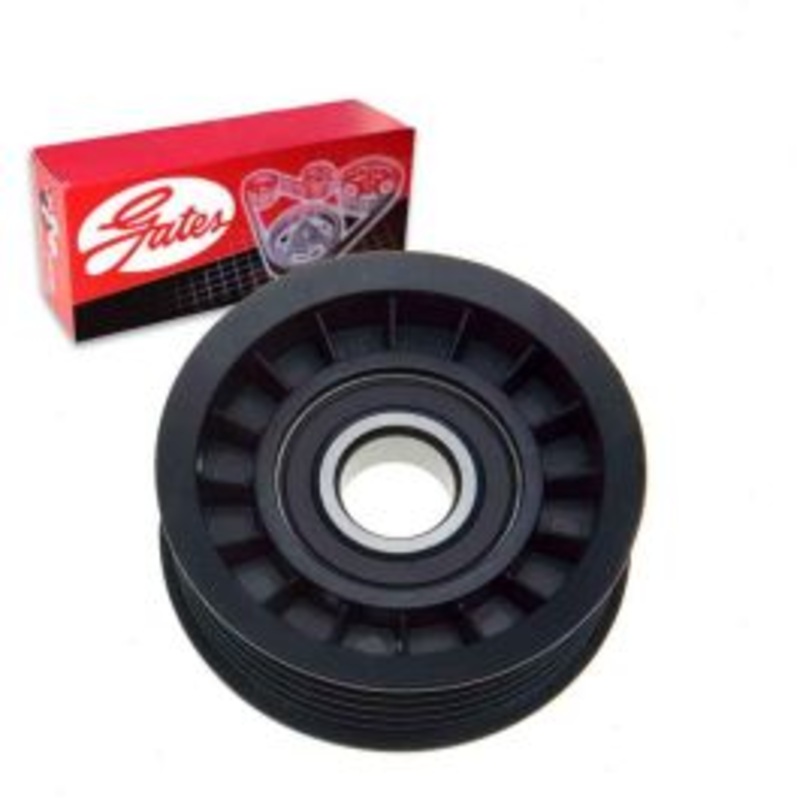 Gates DriveAlign Grooved Pulley Drive Belt Idler Pulley for 1996-2005 Chevrolet Astro 4.3L V6