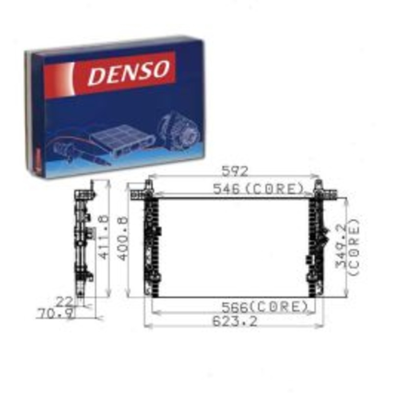 Denso 477-0514 AC Condenser