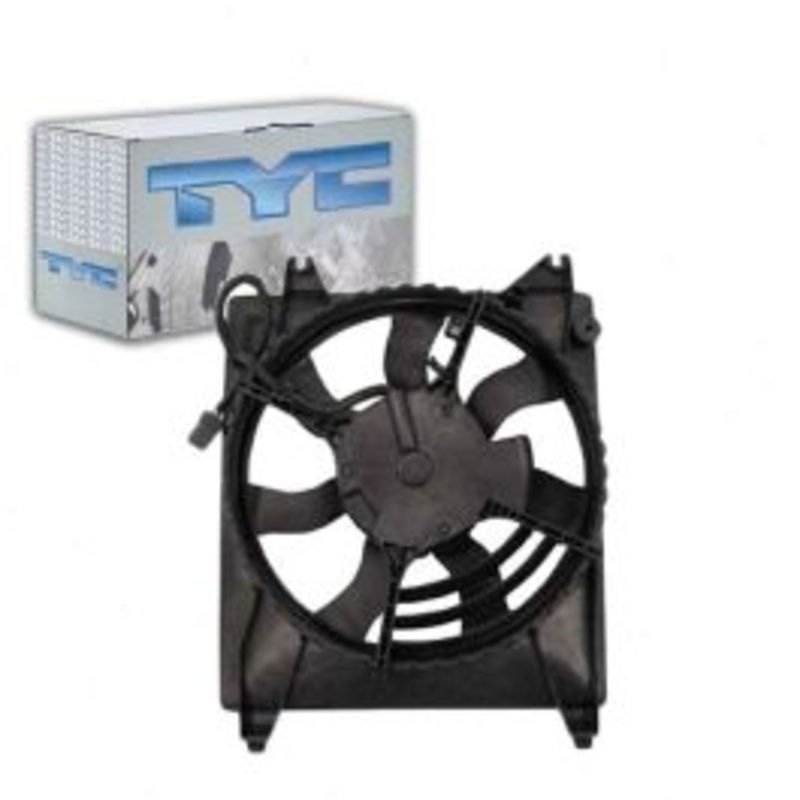 TYC Left AC Condenser Fan Assembly for 2007-2008 Hyundai Entourage