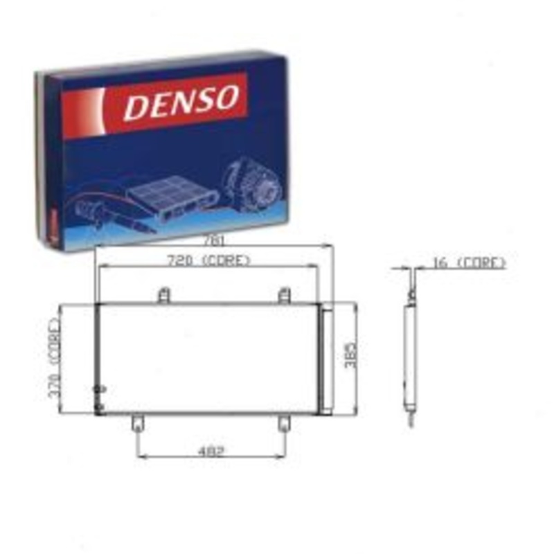 Denso 477-0584 AC Condenser