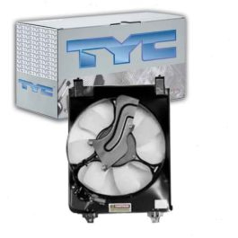 TYC AC Condenser Fan Assembly for 2006-2011 Honda Civic 1.8L 2.0L L4
