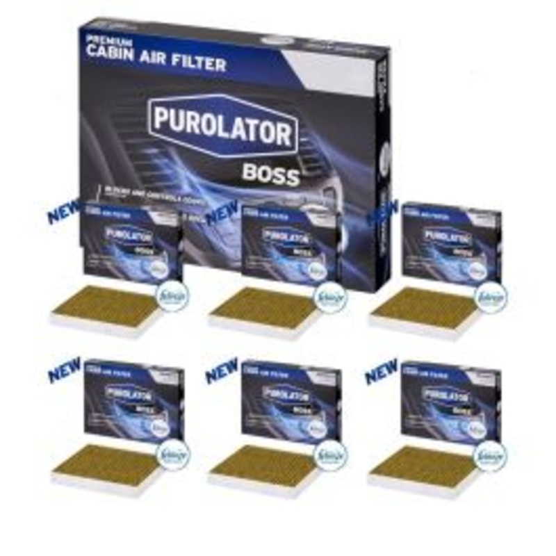 6 pc Purolator BOSS PBC25870 Cabin Air Filters