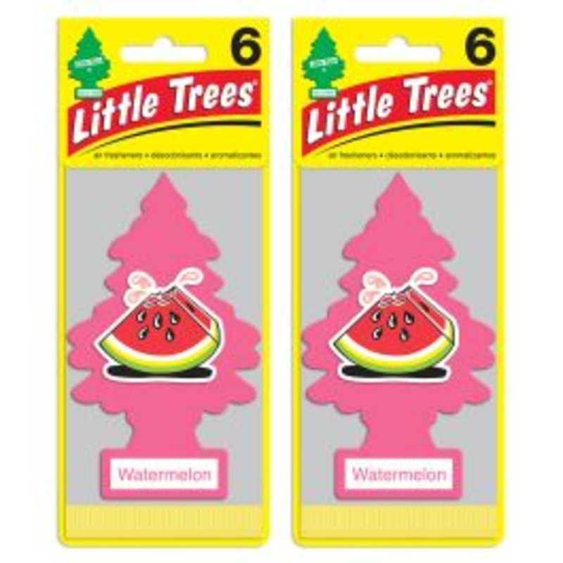 Little Trees Watermelon Air Freshener for Car and Home - 12 pack