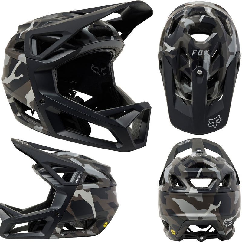 Fox Proframe RS MIPS Helmet - L - Mhdrn Black Camo