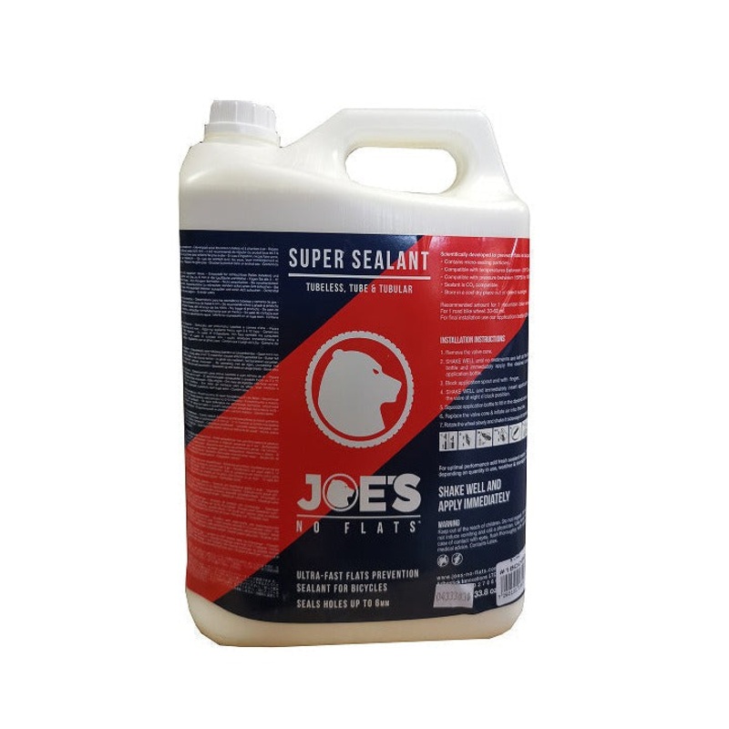 Joe's Super Latex Based Tubeless Sealant Bottle - 5 Litre - 5000ml Bottle