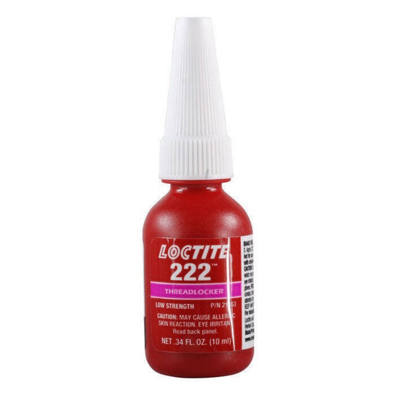 Loctite 222 Low Strength Threadlocker 10ml Bottle - 10ml Bottle