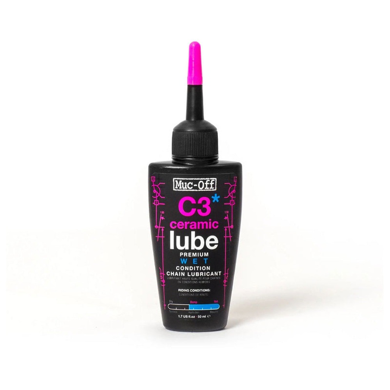Muc-Off C3 Ceramic Wet Chain Lube 50ml Bottle - 50ml Bottle