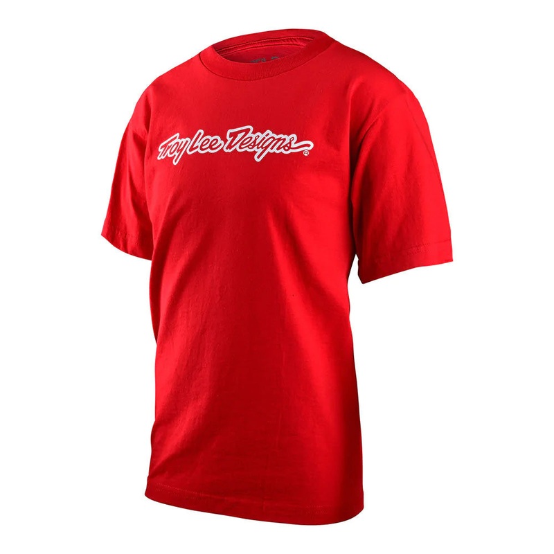 TLD Signature Youth Tee - Youth M - Red